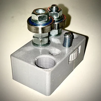 Dao cắt chai PET dùng bearing giày trượt 8x22x7mm