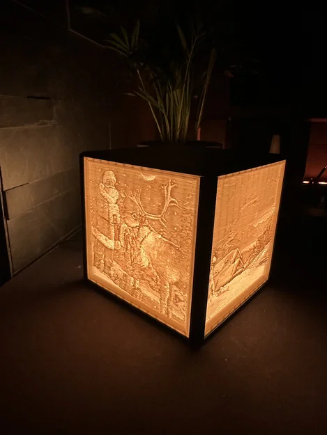 Đèn Giáng Sinh Lithophane Cristmas Lamp - Image 1