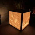 Đèn Giáng Sinh Lithophane Cristmas Lamp - Thumbnail 1