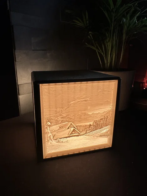 Đèn Giáng Sinh Lithophane Cristmas Lamp - Image 3
