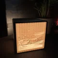 Đèn Giáng Sinh Lithophane Cristmas Lamp - Thumbnail 3