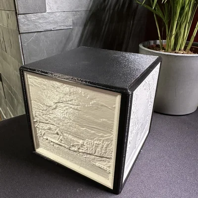 Đèn Giáng Sinh Lithophane Cristmas Lamp