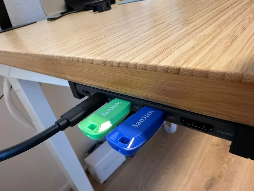 Giá đỡ dưới bàn cho Anker USB-C Hub 332 - Image 2