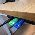 Giá đỡ dưới bàn cho Anker USB-C Hub 332 - Thumbnail 2