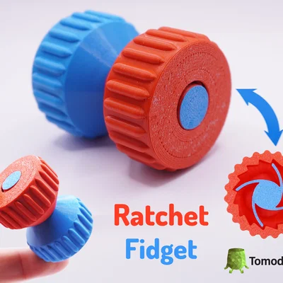 Ratchet Fidget – Đồ chơi fidget ratchet print-in-place