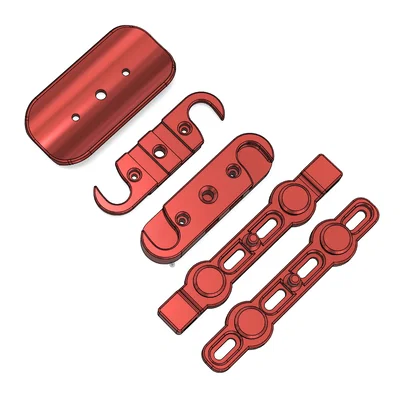 Ngàm giữ bình/bidon universal dùng cơ chế Fidlock Twist
