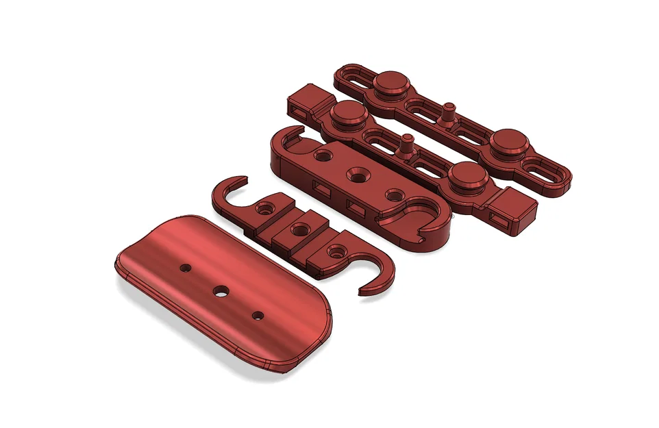 Ngàm giữ bình/bidon universal dùng cơ chế Fidlock Twist - Image 2