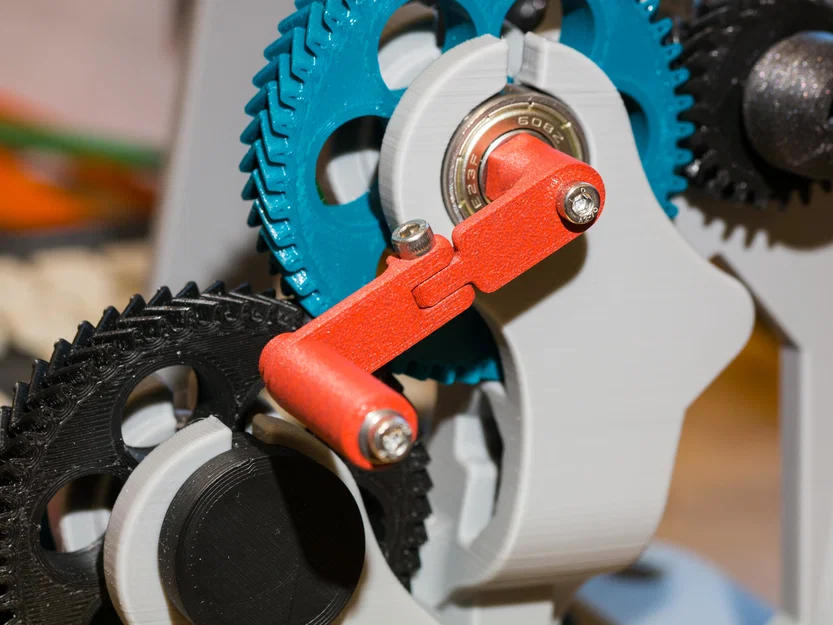 Tay quay gập cho Bambu Lab P1/X1/X1C/X1CC Filament Spool Winder - Image 1