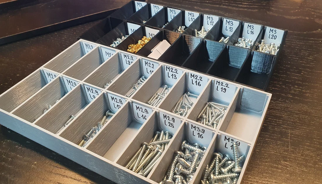 Hộp organizer đựng linh kiện nhỏ (điện tử, ốc vít, v.v.) - Image 2