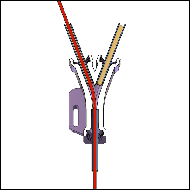 Bambu AMS No-Catch Y-Splitter PC4-M10 (Cải tiến) - Image 11