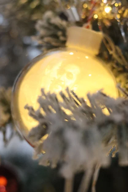 Ornament Cây Thông Noel Lithophane Hình Cầu Tùy Chỉnh - Image 3