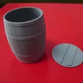 Thùng gỗ "sồi" 3D - Thumbnail 3
