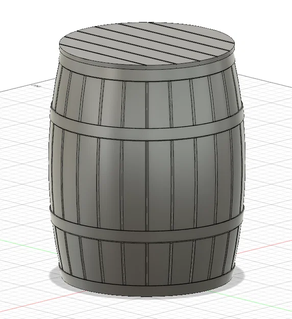 Thùng gỗ "sồi" 3D - Image 4