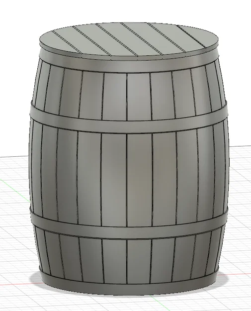 Thùng gỗ "sồi" 3D - Image 5