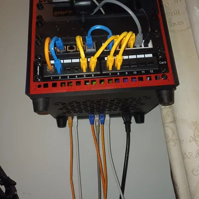 Cube Rack - Tủ mạng/Server Rack 10 inch dạng khối (Cube) in 3D