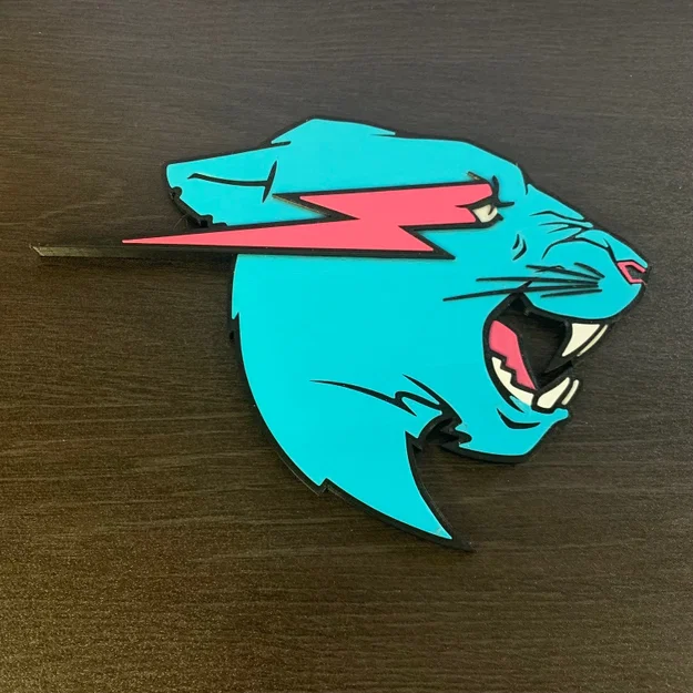 Logo MrBeast 3D - Gắn Tường (Wall Mount) - Image 5