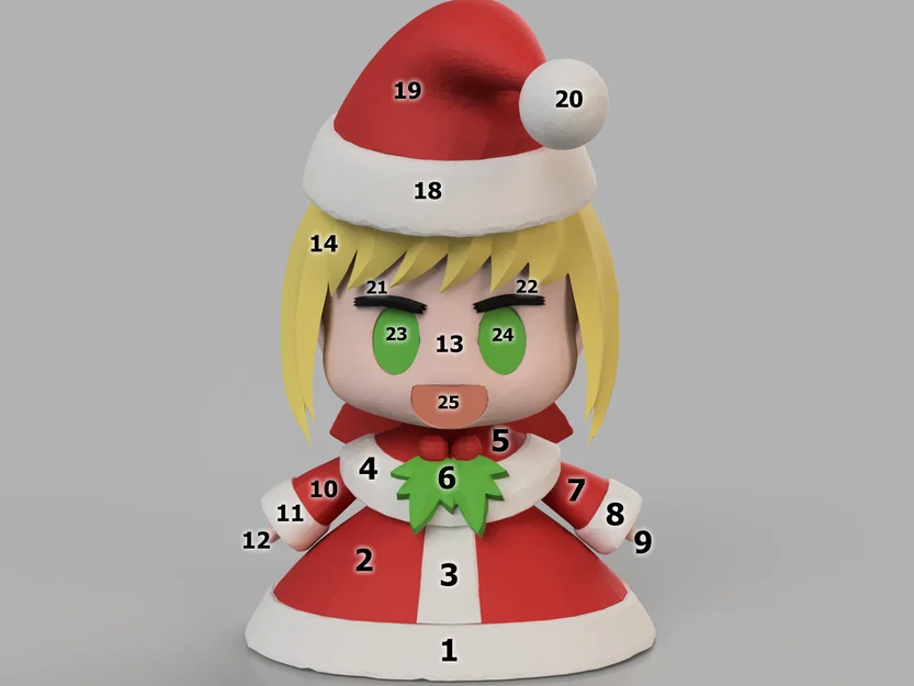 Padoru (Remix) – Mô hình figure Giáng Sinh để in 3D - Image 4
