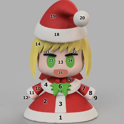 Padoru (Remix) – Mô hình figure Giáng Sinh để in 3D