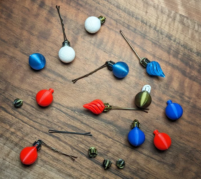 Đồ trang trí Giáng Sinh tí hon cho râu và tóc - Image 2