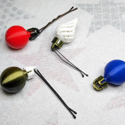 Đồ trang trí Giáng Sinh tí hon cho râu và tóc