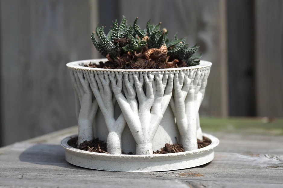 Chậu cây Tree Support (Tree support planter pot) - Image 1
