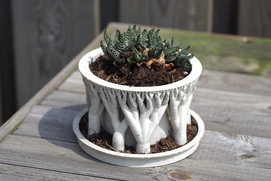Chậu cây Tree Support (Tree support planter pot) - Image 2