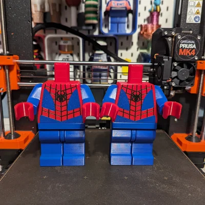 Mô hình Web slinger moveable figure (lắp ráp snap-together, khớp cử động)
