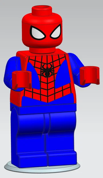Mô hình Web slinger moveable figure (lắp ráp snap-together, khớp cử động) - Image 2