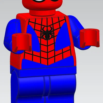 Mô hình Web slinger moveable figure (lắp ráp snap-together, khớp cử động)