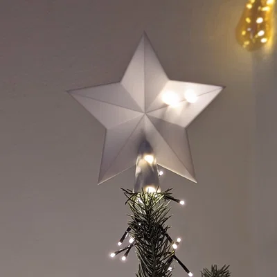 Ngôi Sao Gắn Chóp Cây Thông Noel (Christmas Star Tree Topper)