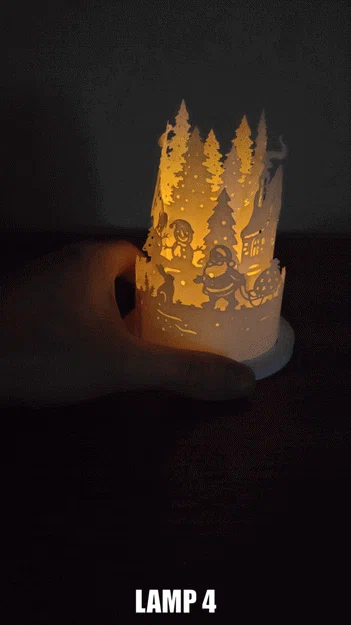 Lồng Đèn Lễ Hội In 3D: DIY Giáng Sinh Vui Vẻ & Chúc Mừng Năm Mới! - Image 1
