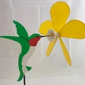 Wind Spinner Chim Ruồi Trong Vườn (Garden Hummingbird Wind Spinner) - Thumbnail 2