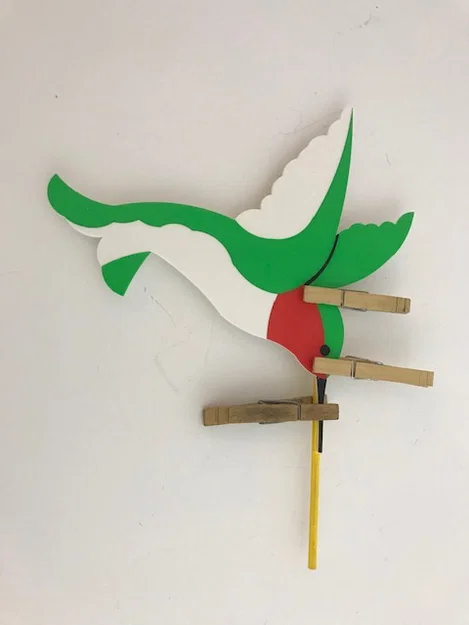 Wind Spinner Chim Ruồi Trong Vườn (Garden Hummingbird Wind Spinner) - Image 5