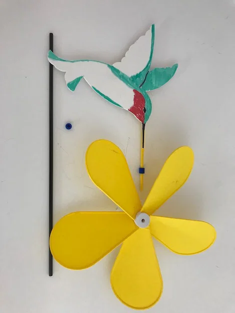 Wind Spinner Chim Ruồi Trong Vườn (Garden Hummingbird Wind Spinner) - Image 7