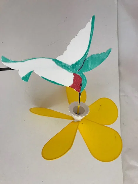 Wind Spinner Chim Ruồi Trong Vườn (Garden Hummingbird Wind Spinner) - Image 8