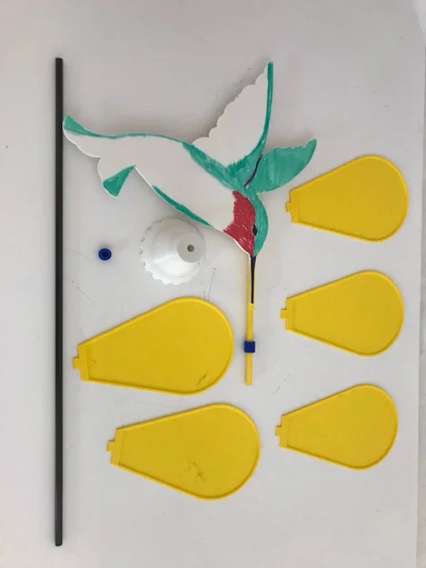 Wind Spinner Chim Ruồi Trong Vườn (Garden Hummingbird Wind Spinner) - Image 9