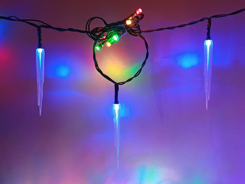 Icicle gắn pop-on cho dây đèn LED (Pop-on Icicles for ledstrings) - Image 1