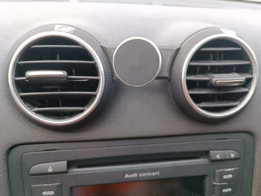 Ngàm gắn kẹp điện thoại nam châm cho Audi A3/S3 8P - Image 2
