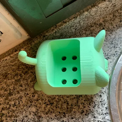 Khay đựng miếng rửa chén hình mèo Neko dễ thương (3D Print)