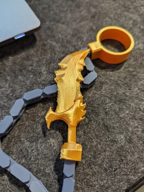 Blade of Chaos: Phụ kiện in 3D độc đáo cho Fidget Spinner - Image 1