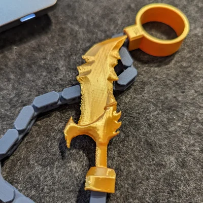 Blade of Chaos: Phụ kiện in 3D độc đáo cho Fidget Spinner