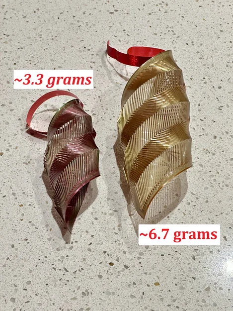 Ornament Xoắn Giáng Sinh – In phẳng (Christmas Twisting Ornament) - Image 4