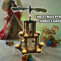 Bàn xoay nến tháp Giáng Sinh (Christmas Pyramid Candle Carousel) - Thumbnail 1