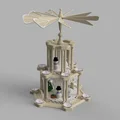 Bàn xoay nến tháp Giáng Sinh (Christmas Pyramid Candle Carousel) - Thumbnail 2