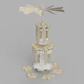 Bàn xoay nến tháp Giáng Sinh (Christmas Pyramid Candle Carousel) - Thumbnail 3