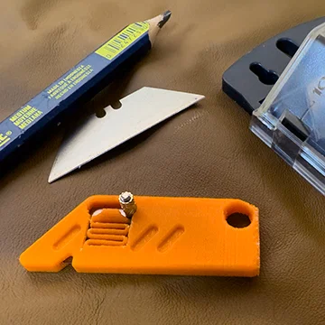 Mini Utility Knife (Dao rọc giấy mini) in 3D