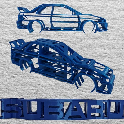 Subaru Impreza GC8 Silhouette Remix