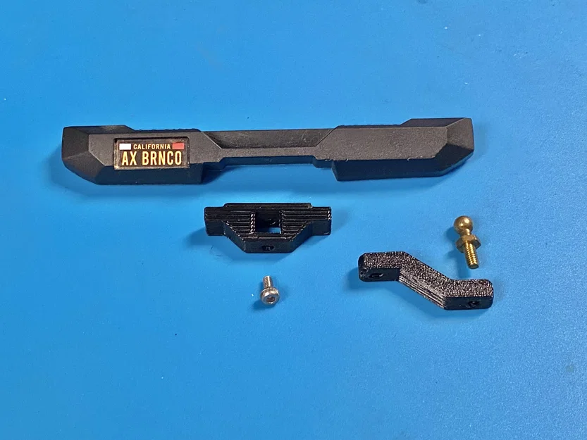SCX24 Bronco Tow Hitch & Receiver – Móc kéo & receiver dán cho cản sau - Image 2