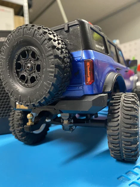 SCX24 Bronco Tow Hitch & Receiver – Móc kéo & receiver dán cho cản sau - Image 3