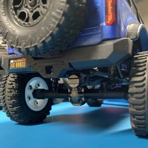 SCX24 Bronco Tow Hitch & Receiver – Móc kéo & receiver dán cho cản sau - Image 4